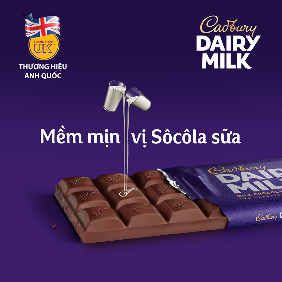 Sôcôla Trái Cây và Hạt Cadbury Dairy Milk 160g