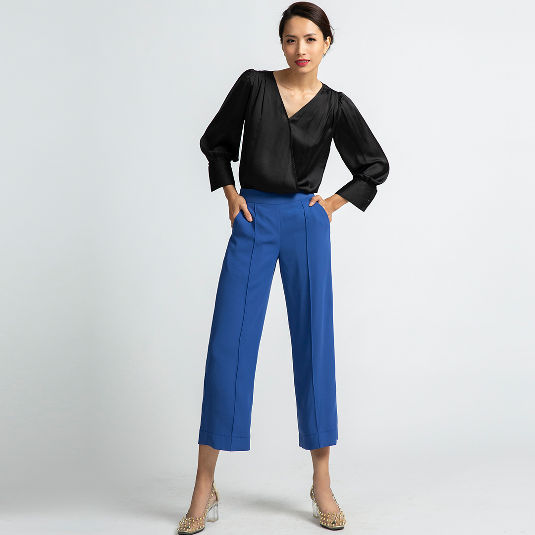 Quần Lửng Quần Ống Rộng Culottes Thời trang thiết kế Hity PAN039