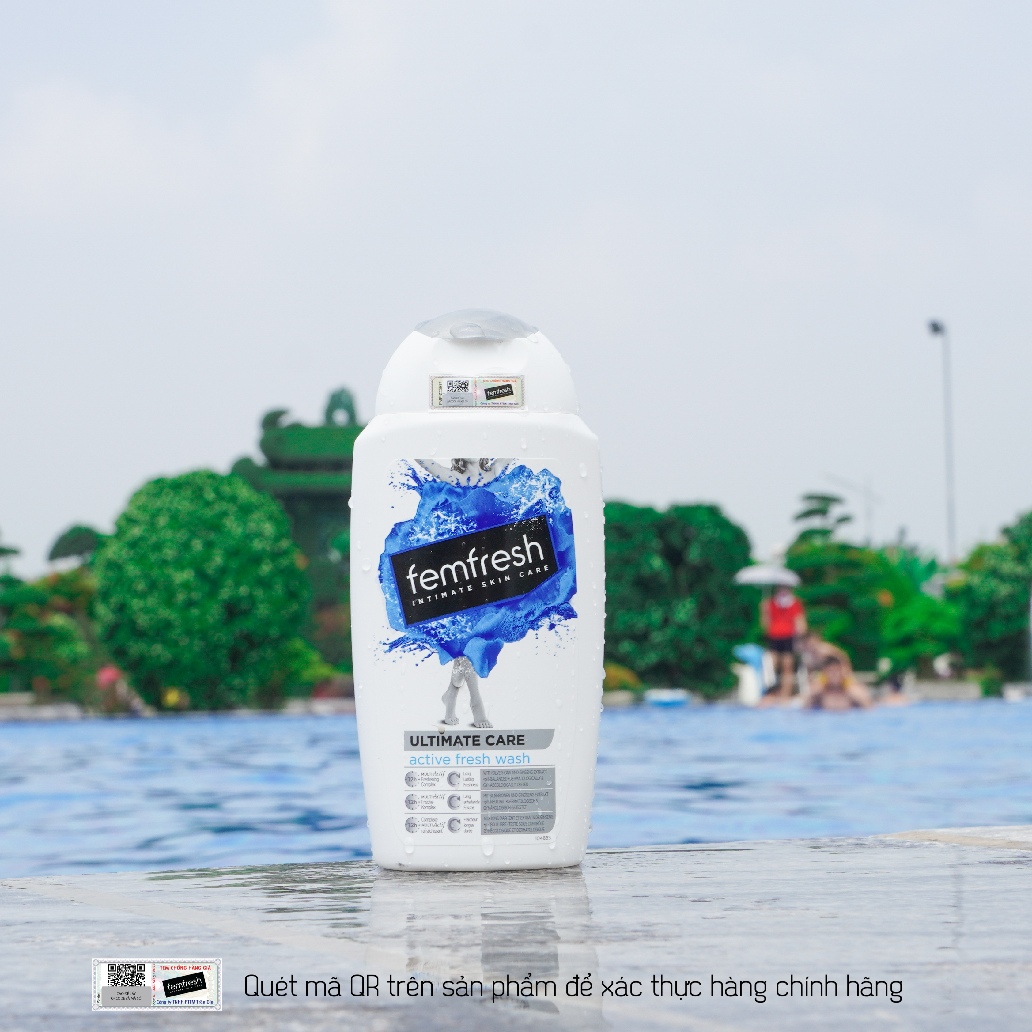 Dung Dịch Vệ Sinh Dành Cho Nam Và Nữ Thường Xuyên Vận Động Femfresh Active Fresh Wash 250ml