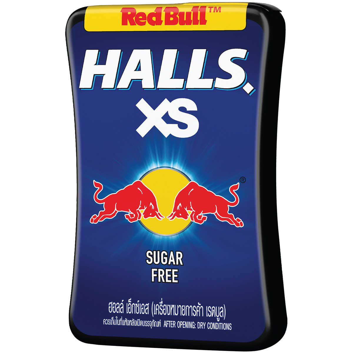 [Mua 4 Tặng 1] Combo 4 Hộp Kẹo Ngậm Không Đường Vị Trái Cây Halls XS Redbulls 4x13.8g