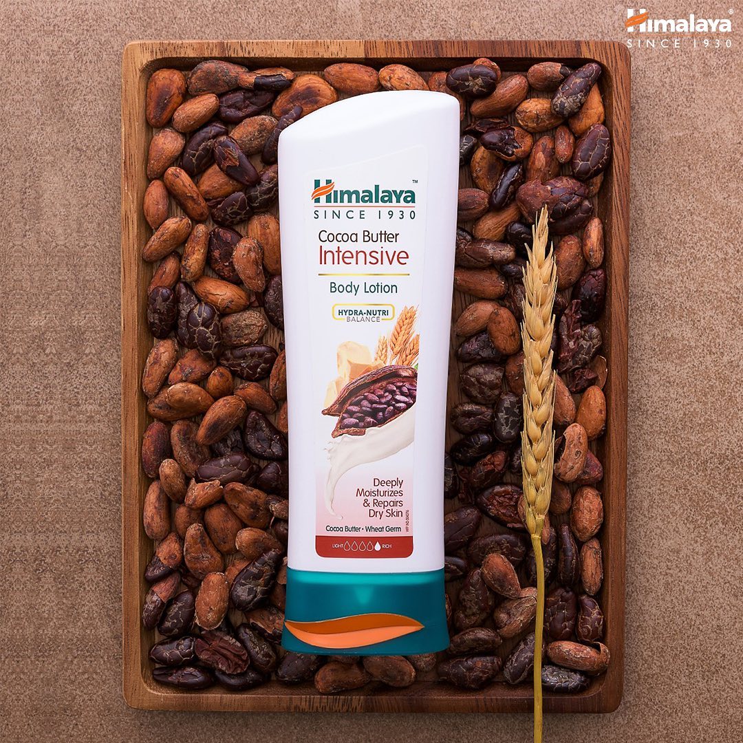 [HSD: 31.7.2025] SỮA DƯỠNG THỂ DƯỠNG ẨM SÂU MÙI CA CAO HIMALAYA COCOA BUTTER INTENSIVE BODY LOTION 200ML
