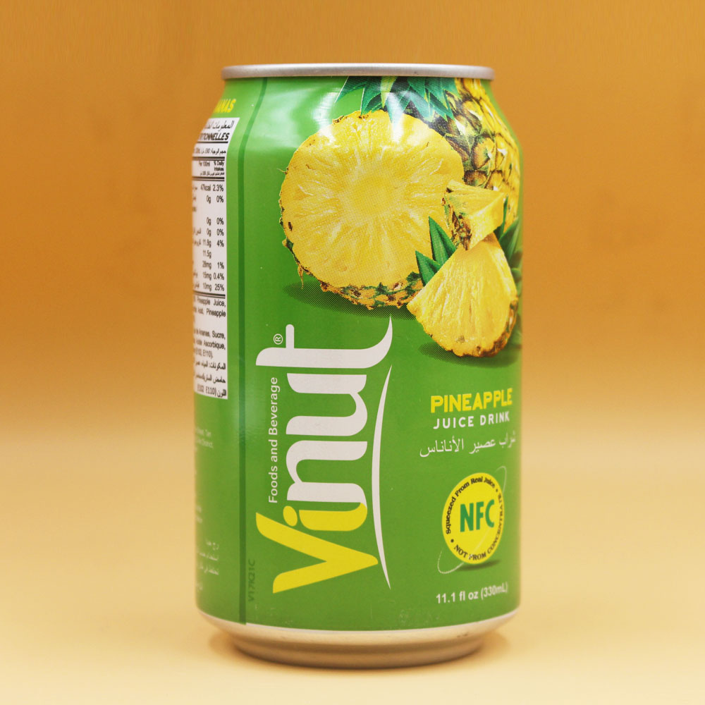 Khay 24 Lon Nước Ép Thơm Vinut 330ml