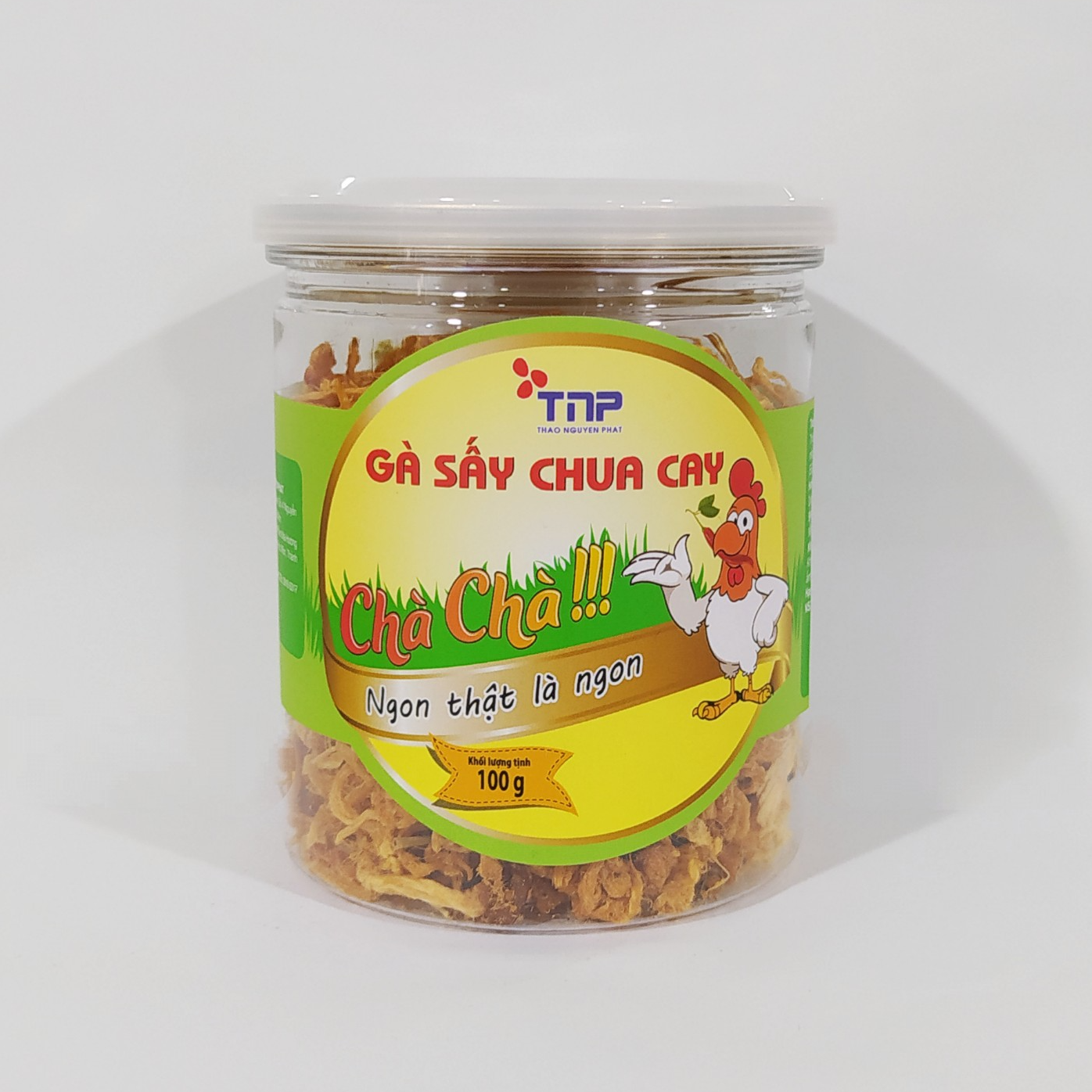 Combo 1 hũ chà bông heo TNP 250g và 1 hũ gà sấy chua cay TNP 100g