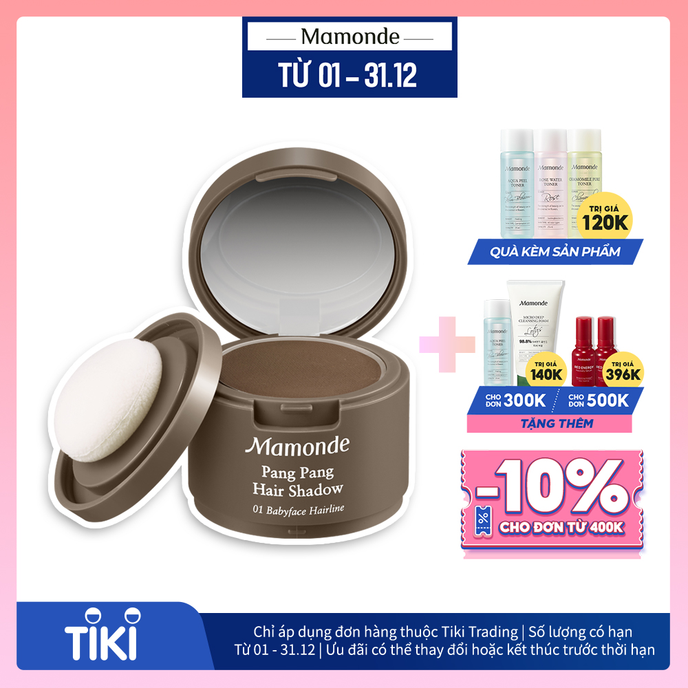 Phấn Che Khuyết Điểm Tóc Mamonde Pang Pang Hair Shadow No.1 Babyface Hairline (3.5g)