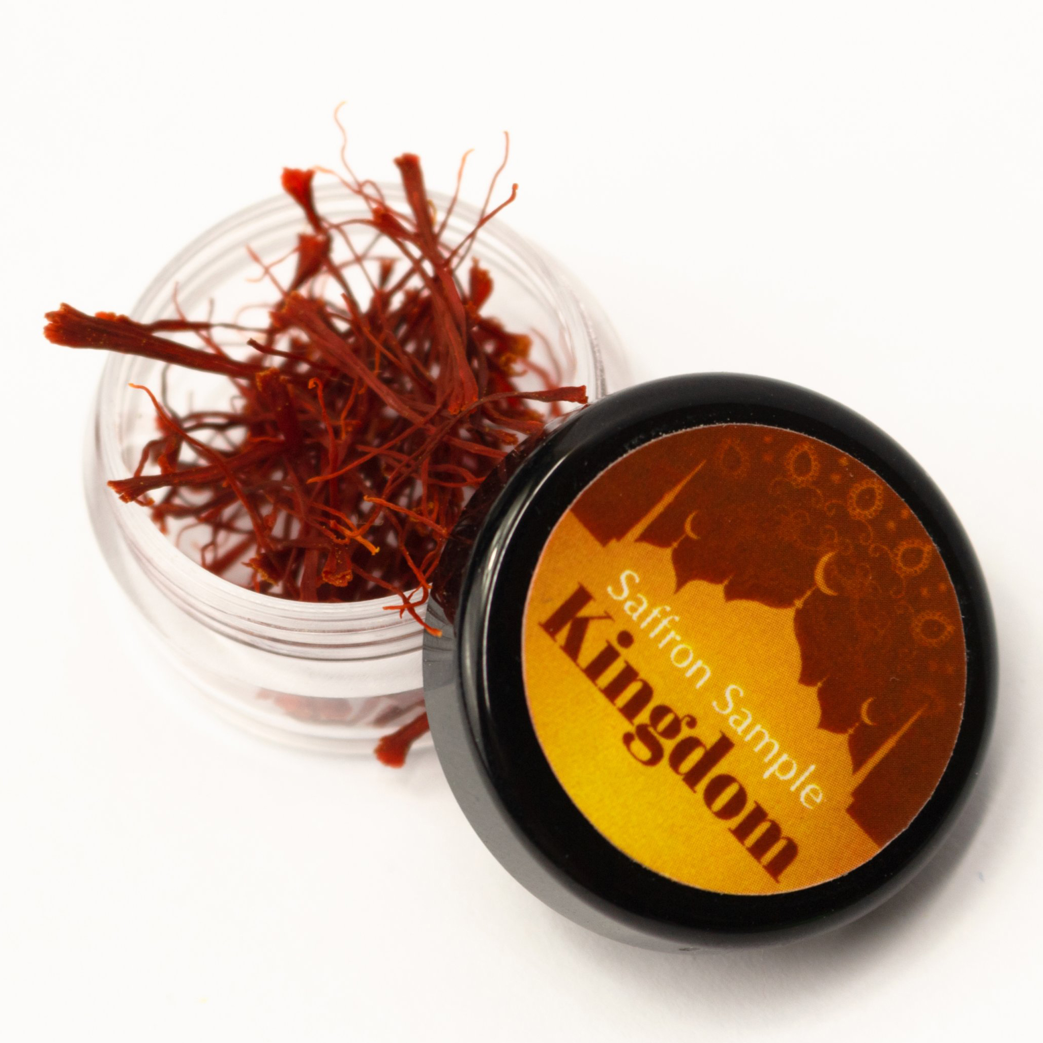 Saffron Kingdom Herb nhụy hoa nghệ tây Iran hộp 0.2 gram, hàng chính hãng super negin thượng hạng (Tặng bình nước thủy tinh)