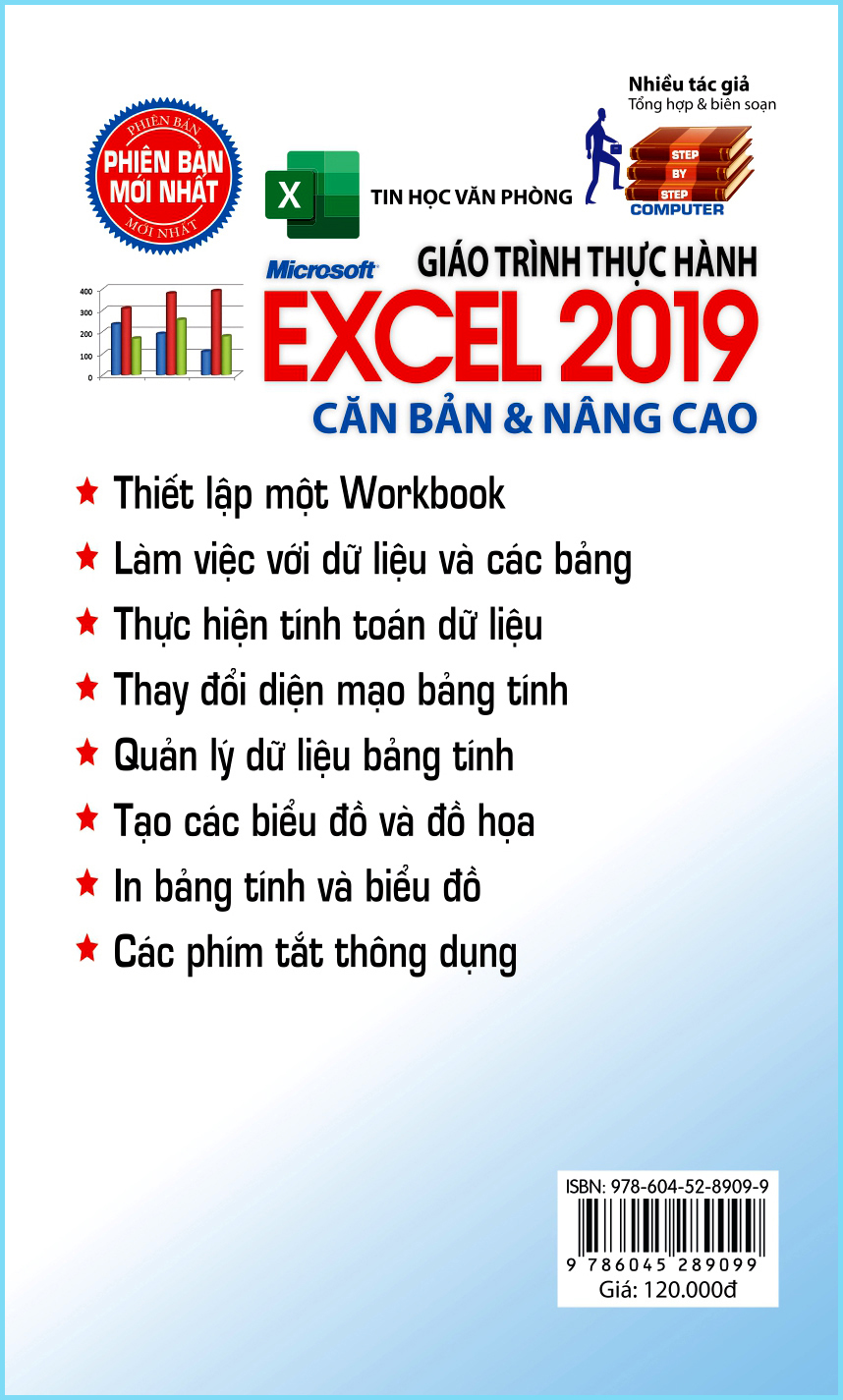 Giáo Trình Thực Hành Microsoft Excel 2019 Căn Bản &amp; Nâng Cao (Sách kèm theo CD Bài Tập)