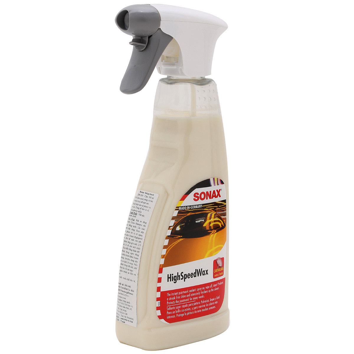 Chai xịt đánh bóng nhanh Sonax High Speed Wax 288200 500ml