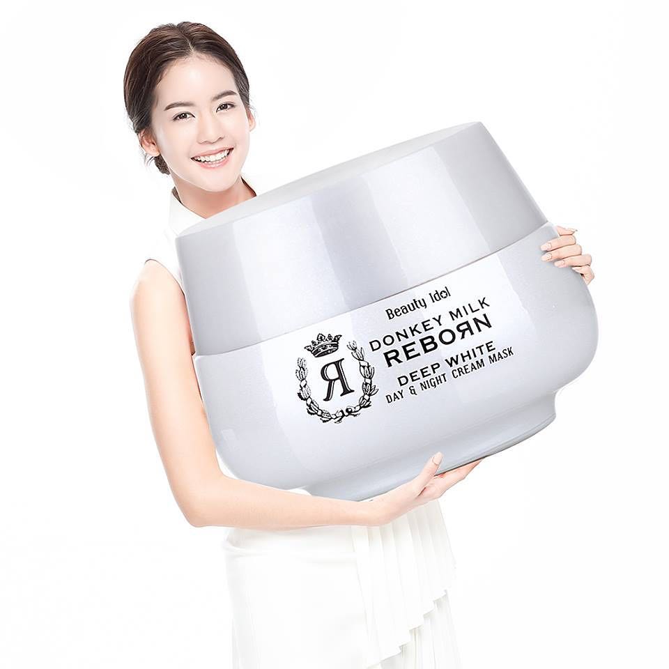 Kem dưỡng tái tạo da ngày và đêm chiết xuất sữa lừa  Beauty Idol 50ml