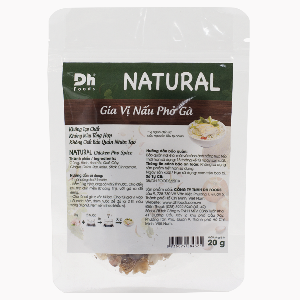 Combo 2 gói Natural Gia Vị Nấu Phở Gà Dh Foods