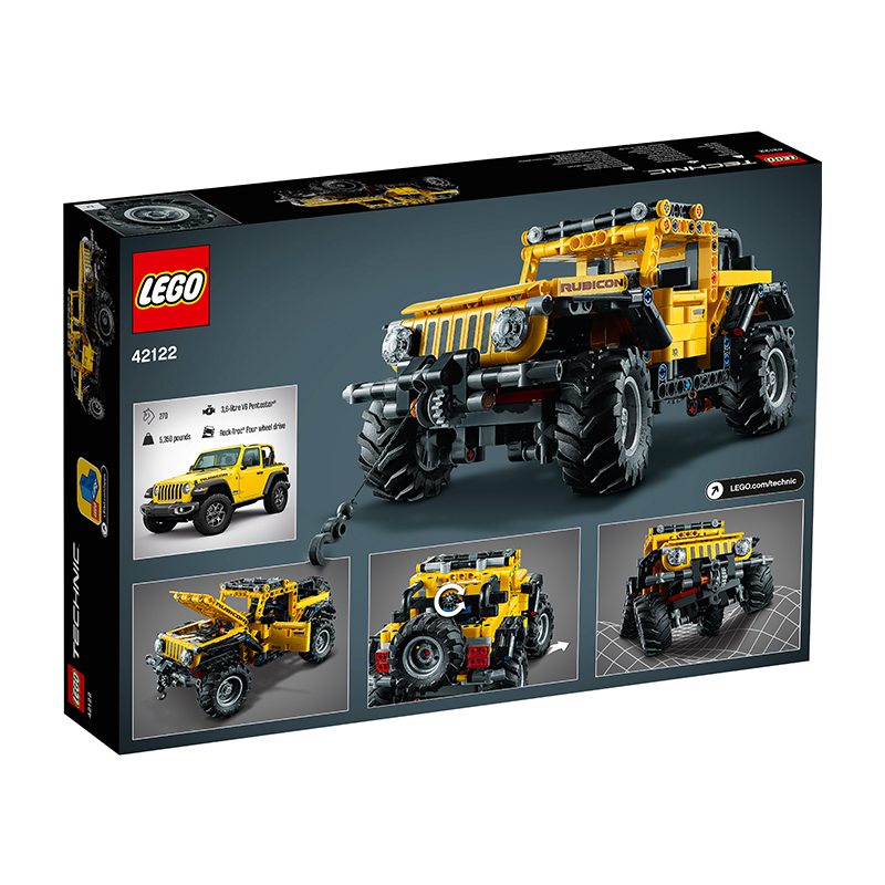 Đồ Chơi LEGO Xe Địa Hình Jeep Wrangler 42122  Cho Bé Trên 9 Tuổi