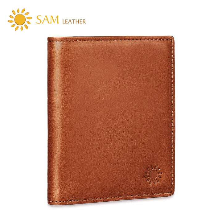 Ví Nam Da Bò SAM Leather - Ví Đứng Nam Nữ Da Bò Cao Cấp