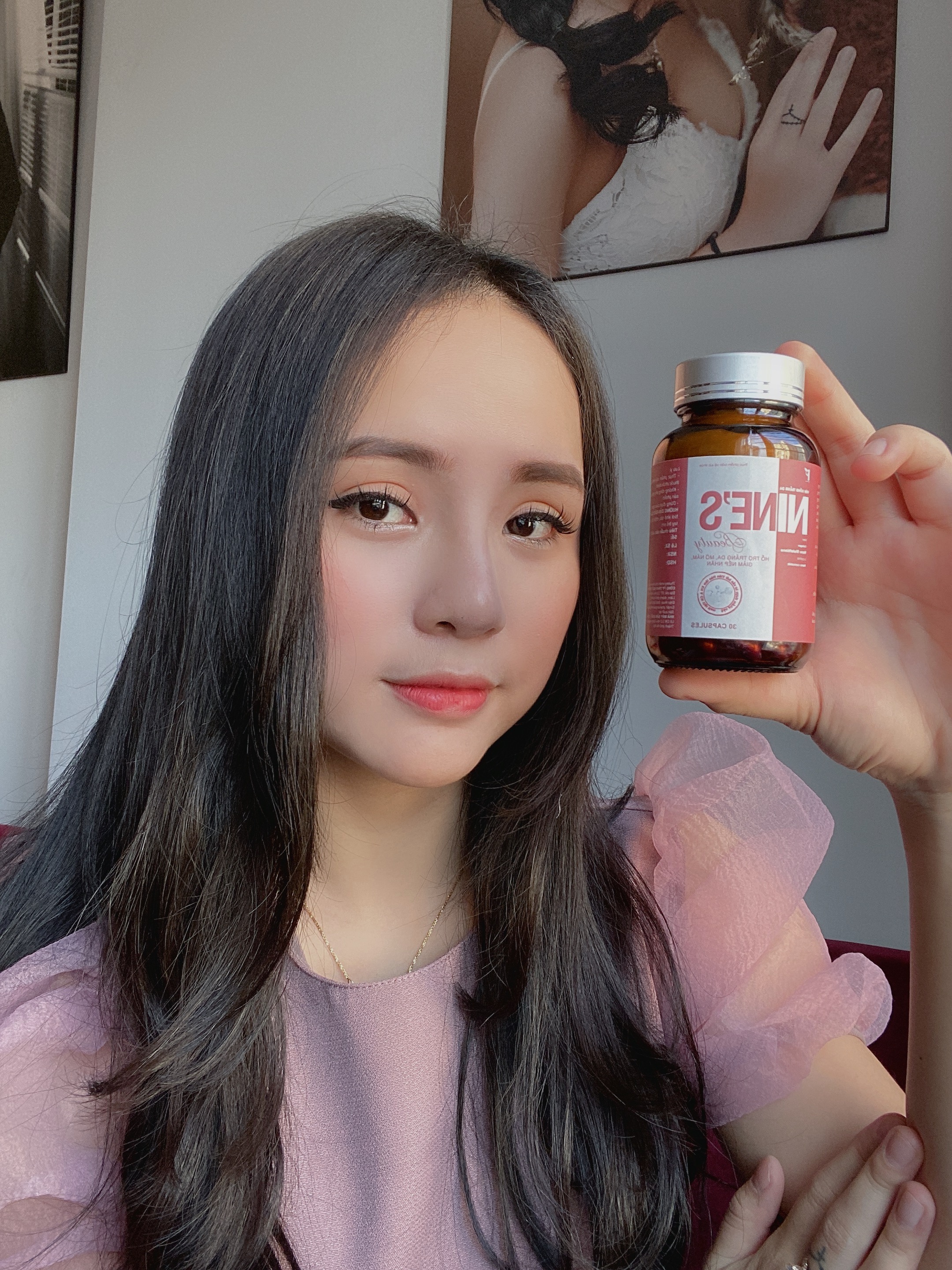 Combo 6 Hộp Viên Uống Trắng Da Mờ Tàn Nhang Nine's Beauty 30 Viên bổ sung Collagen, Nano Glutathione, Nano Curcumin làm đẹp da hỗ trợ hỗ trợ điều trị nám tàn nhang, chống lão hóa giảm nếp nhăn Điều hòa nội tiết tố nữ