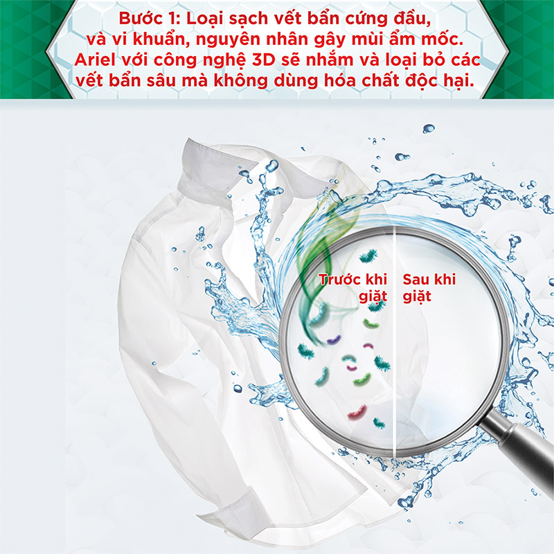 Nước Giặt Ariel Giữ Màu 3.25kg