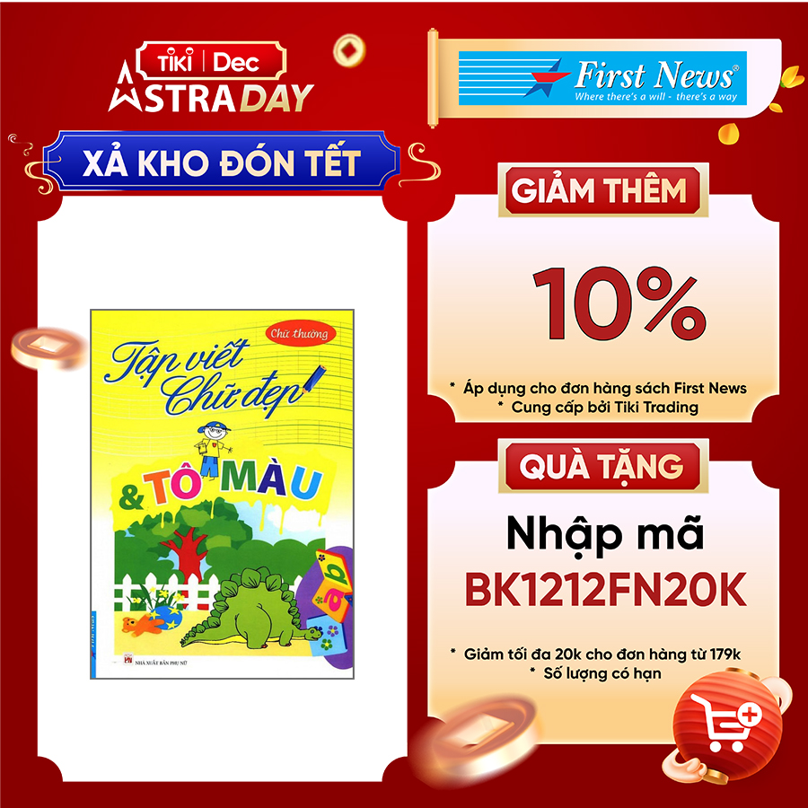 Tập Viết Chữ Đẹp &amp; Tô Màu - Kiểu Chữ Thường (Khổ Nhỏ)