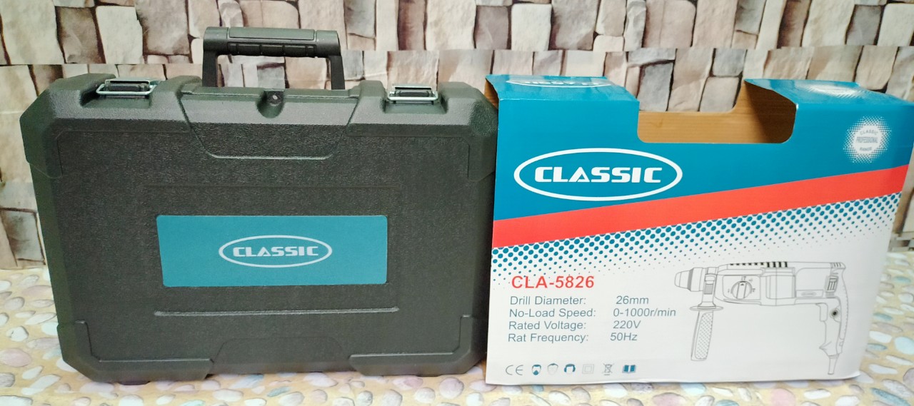 MÁY KHOAN ĐỤC 3 CHỨC NĂNG 800W CLASSIC CLA-5826 (MÁY KHOAN BÚA)- HÀNG CHÍNH HÃNG