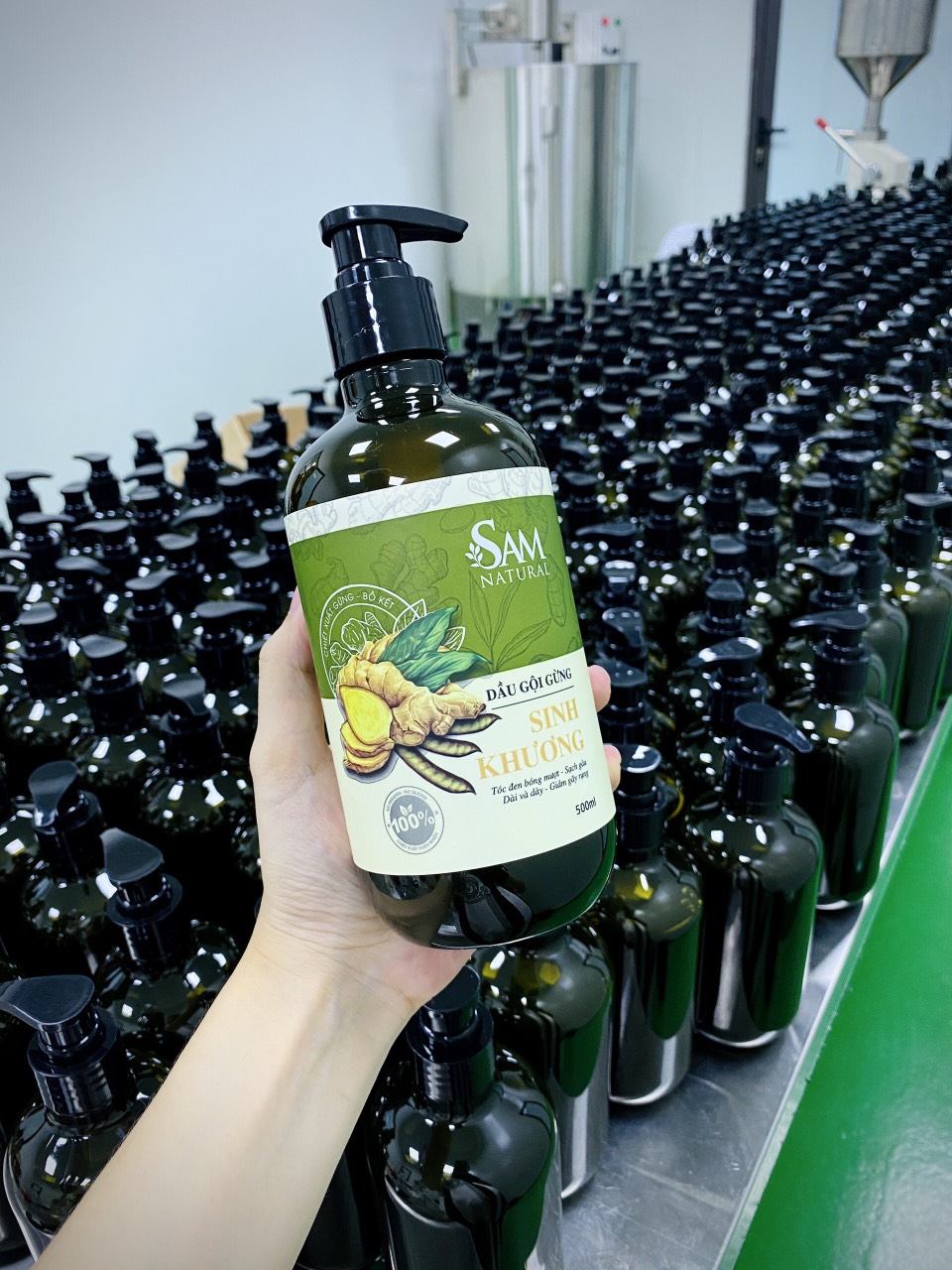Dầu gội Sinh Khương 500ml Samnatural