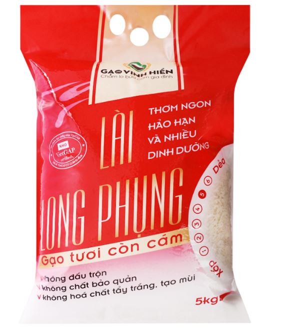 Gạo Đặc Sản Lài Long Phụng 5kg - Gạo Tươi Còn Cám