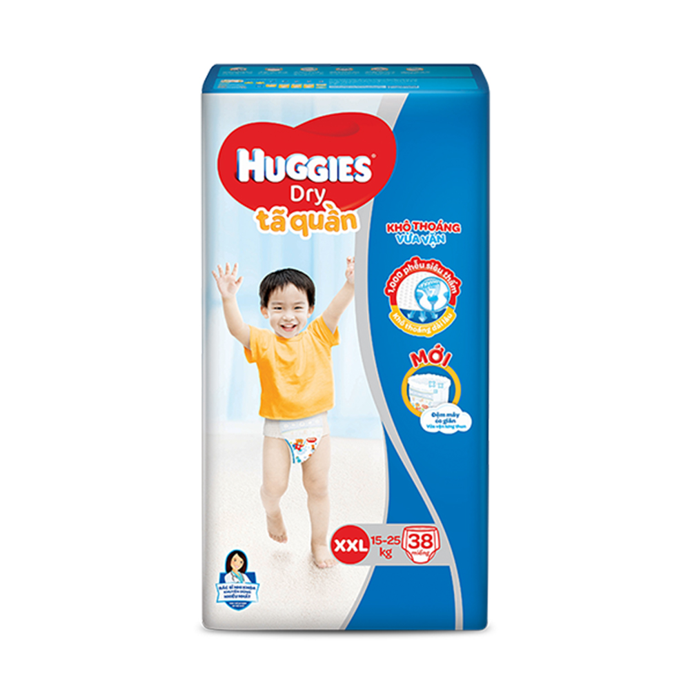 Tã quần Huggies Big Jumbo size XXL38 - 38 Miếng (15 - 25kg)