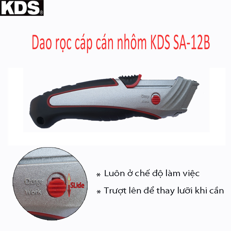 DAO RỌC CÁP CÁN NHÔM KDS SA-12B