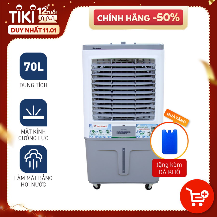 Máy Làm Mát Không Khí Nagakawa NFC999 (150W) - Hàng Chính Hãng