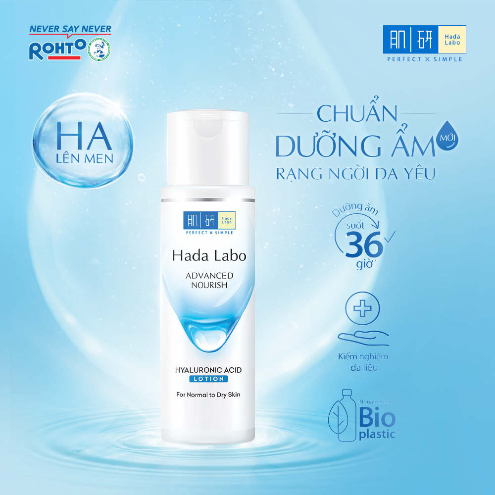 Dung dịch dưỡng ẩm Hada Labo Advanced Nourish Hyaluronic Acid Lotion Dùng Cho Da Thường Và Da Khô