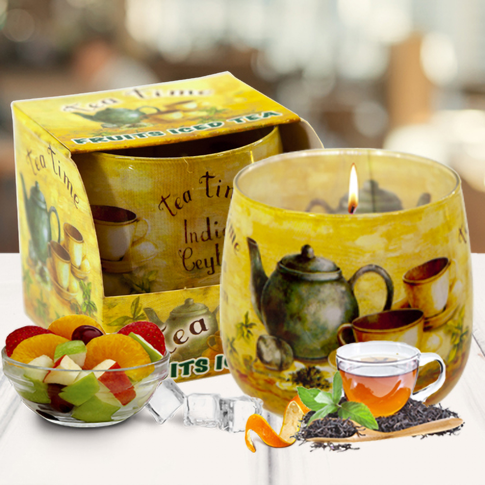 Ly nến thơm tinh dầu Bartek Tea Time 100g QT024484 - trà hoa nhài (giao mẫu ngẫu nhiên)