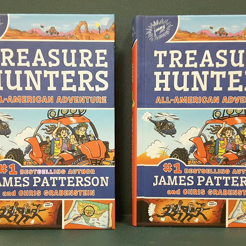 [Hàng thanh lý miễn đổi trả] Treasure Hunters Series #6: All American Adventure (James Patterson and Chris Grabenstein, Illustrated by Juliana Neufeld)