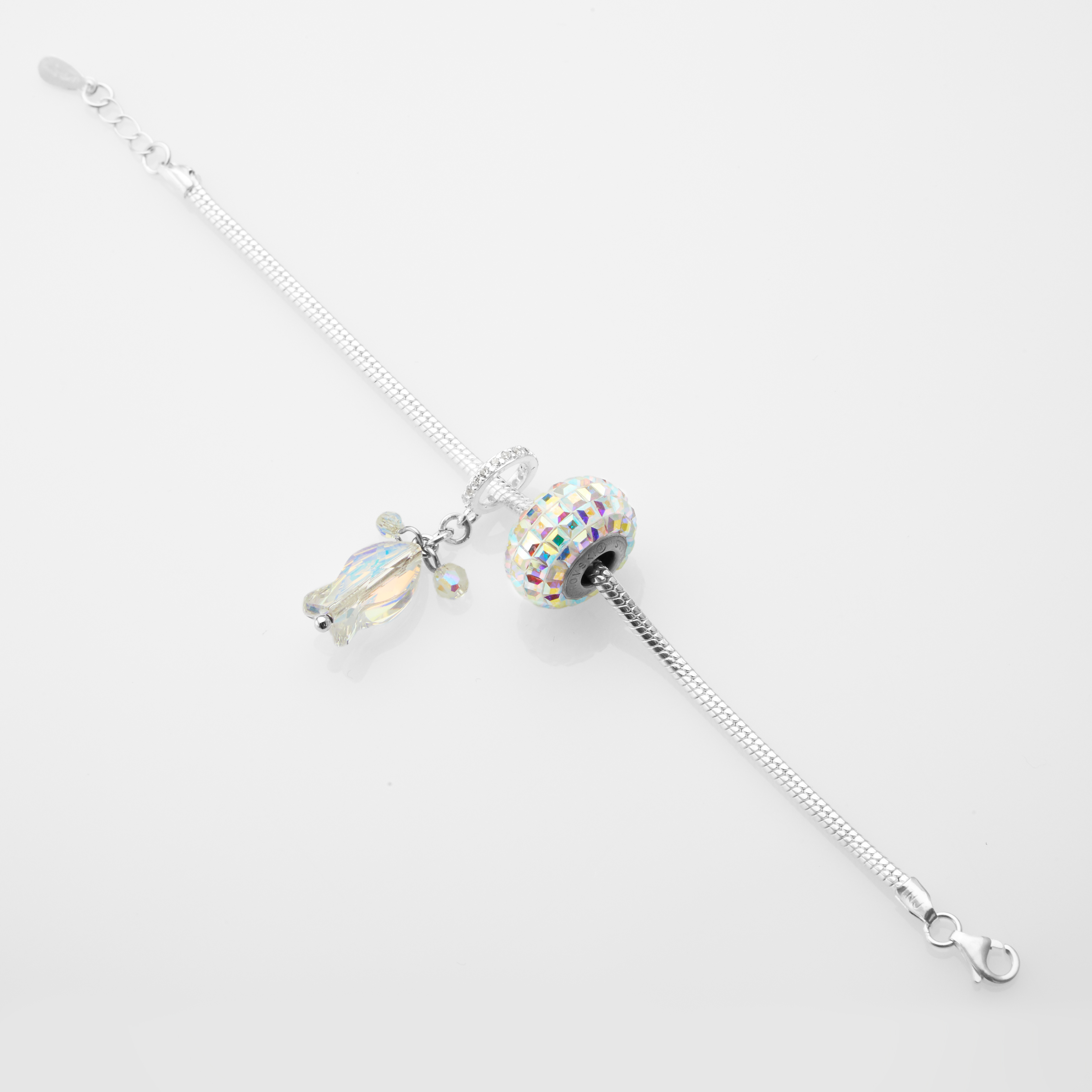 Vòng Tay Tropicana Phối Charm Swarovski Cá Ngũ Sắc