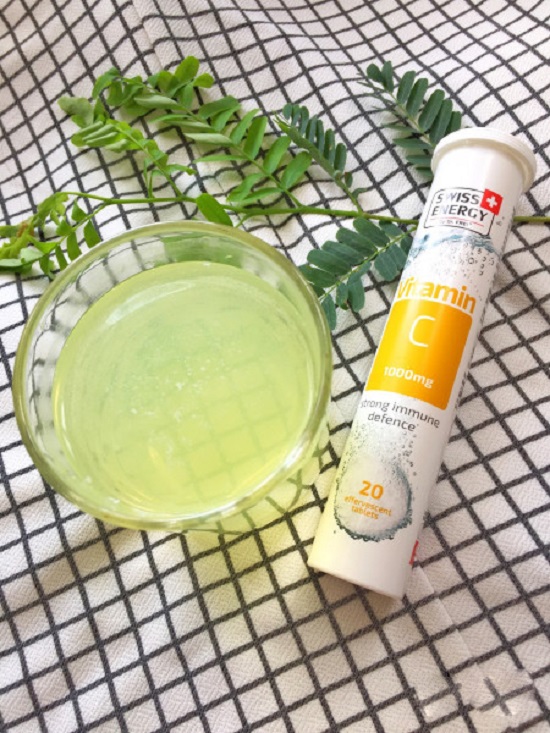 Viên sủi bổ sung vitamin C tăng cường sức đề kháng Swiss Energy Vitamin C 1000mg