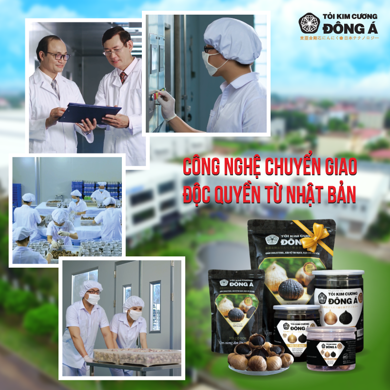 Tỏi Kim Cương Đông Á - Tỏi Đen Cô Đơn - Hộp 200g