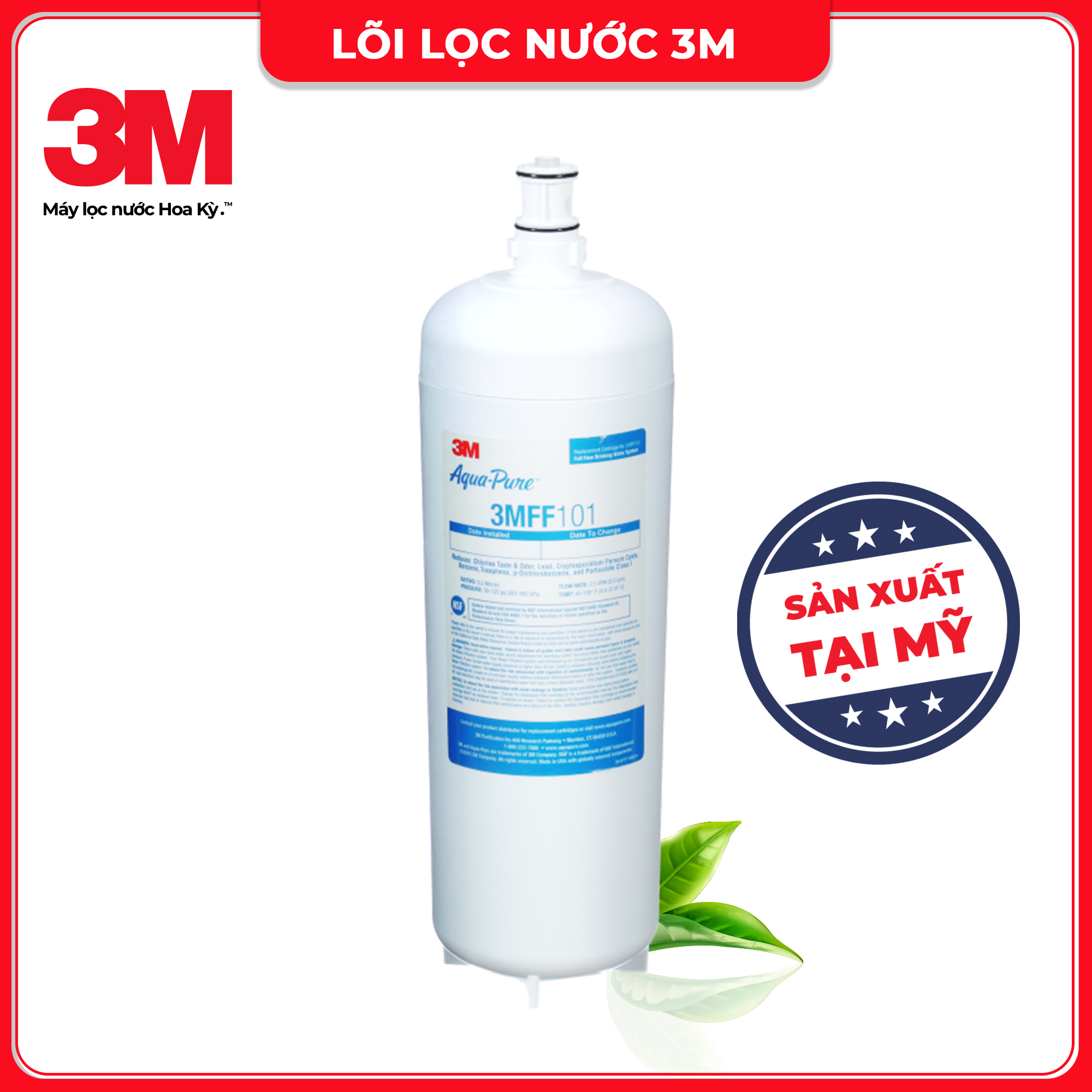 LÕI LỌC THAY THẾ DÙNG CHO MÁY LỌC NƯỚC 3M FF100