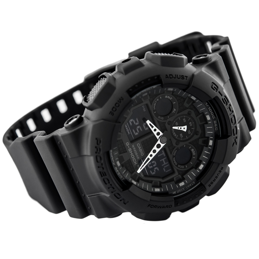 Đồng hồ nam dây nhựa Casio G-Shock chính hãng GA-100-1A1DR