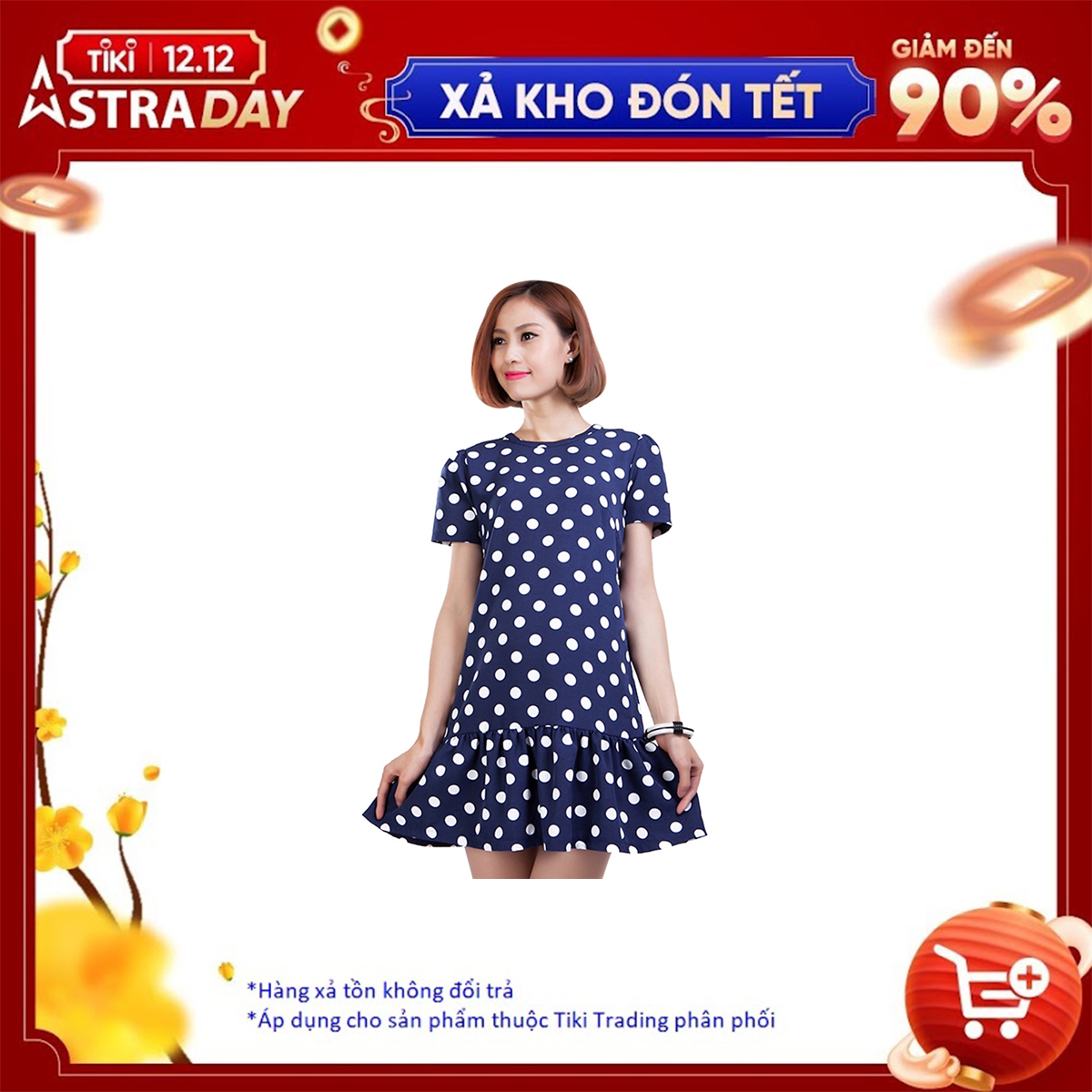 Đầm Bầu Đuôi Cá AnnaNina 504470MDB - Size