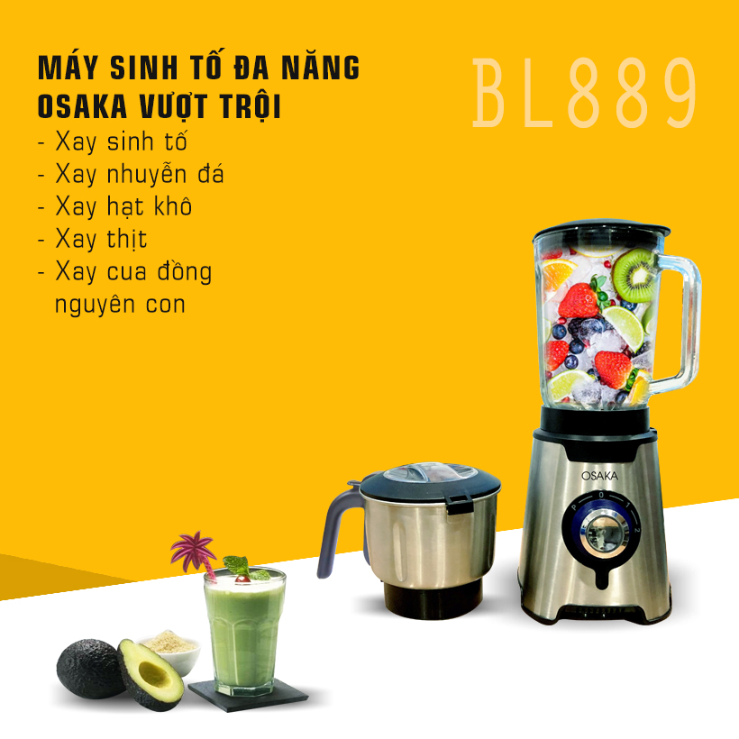 Máy Xay Sinh Tố Đa Năng BL889 1.5L - Hàng Chính Hãng