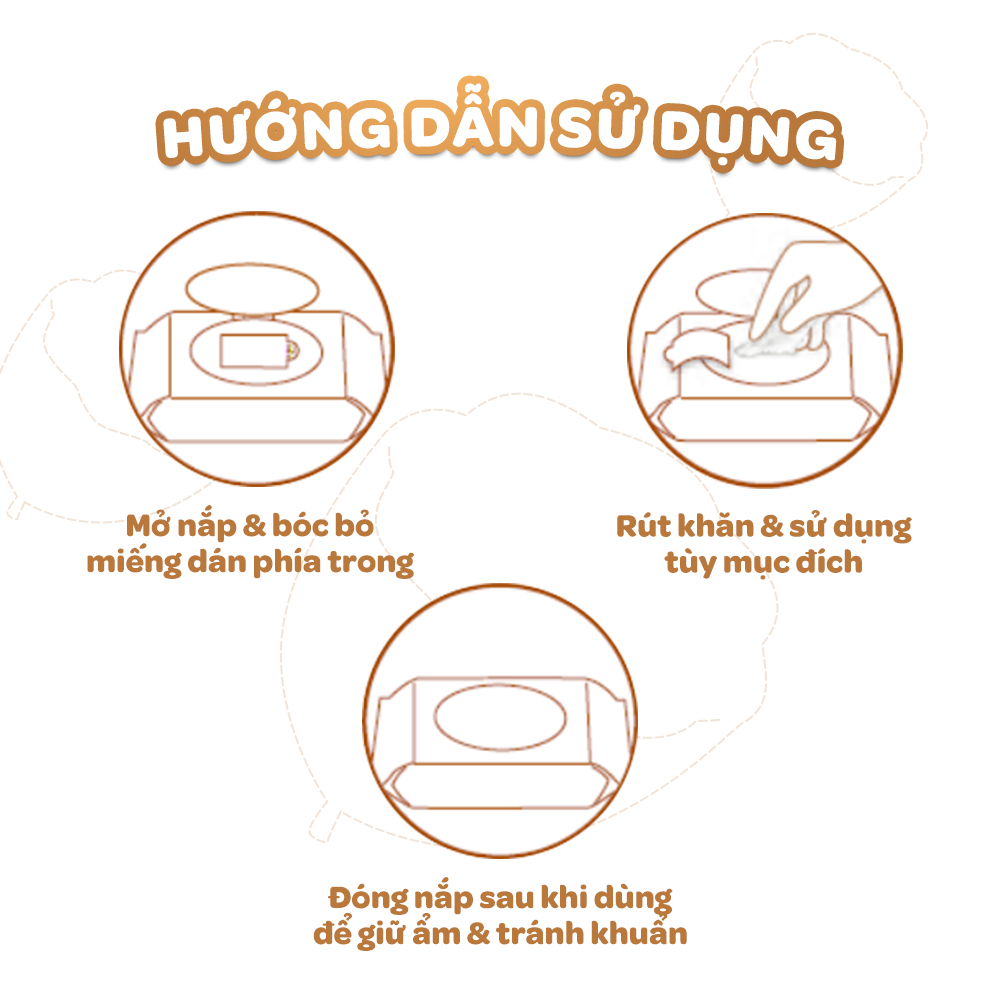 Combo 12 gói Khăn giấy ướt cho trẻ sơ sinh HUGGIES - Chiết xuất Cao cao & Bơ hạt mỡ
