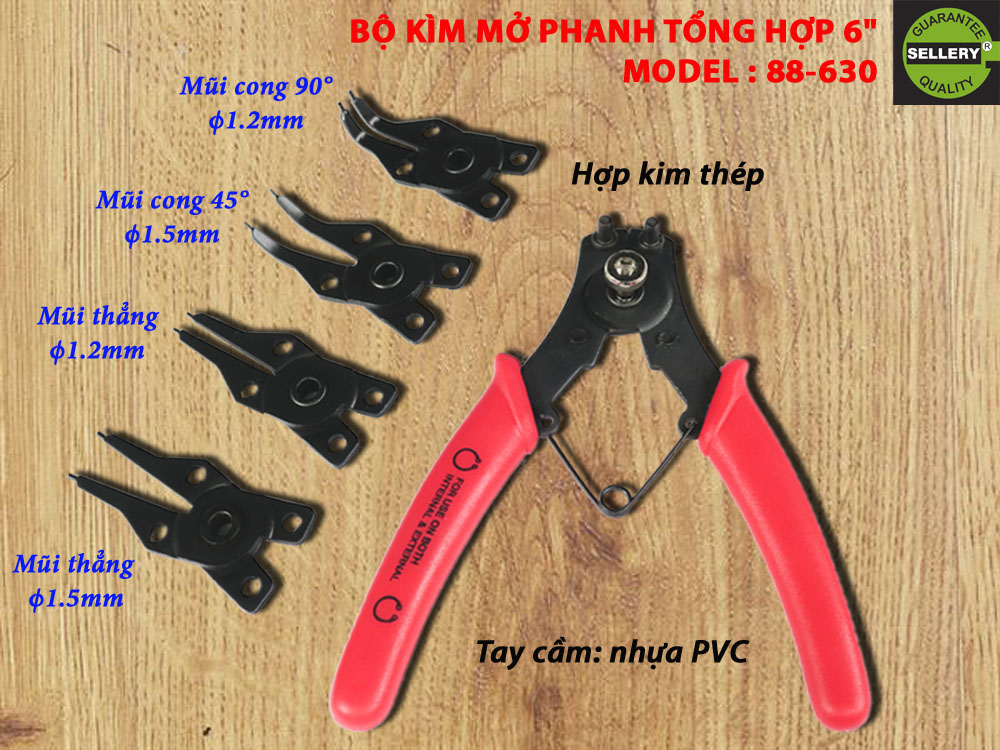 KÌM MỞ PHANH TỔNG HỢP 6&quot; SELLERY 88-630