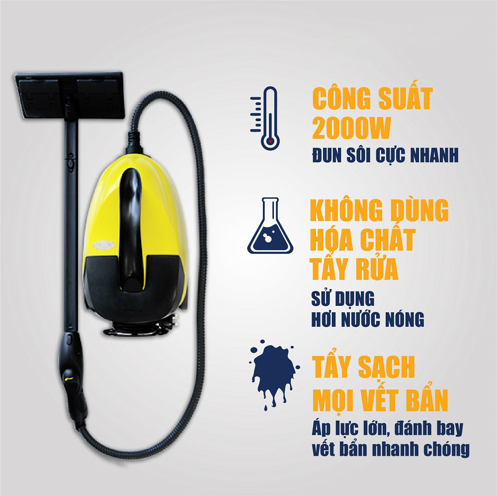 MÁY VỆ SINH LÀM SẠCH BẰNG HƠI NƯỚC NÓNG HAKAWA HK-N2 - HÀNG CHÍNH HÃNG