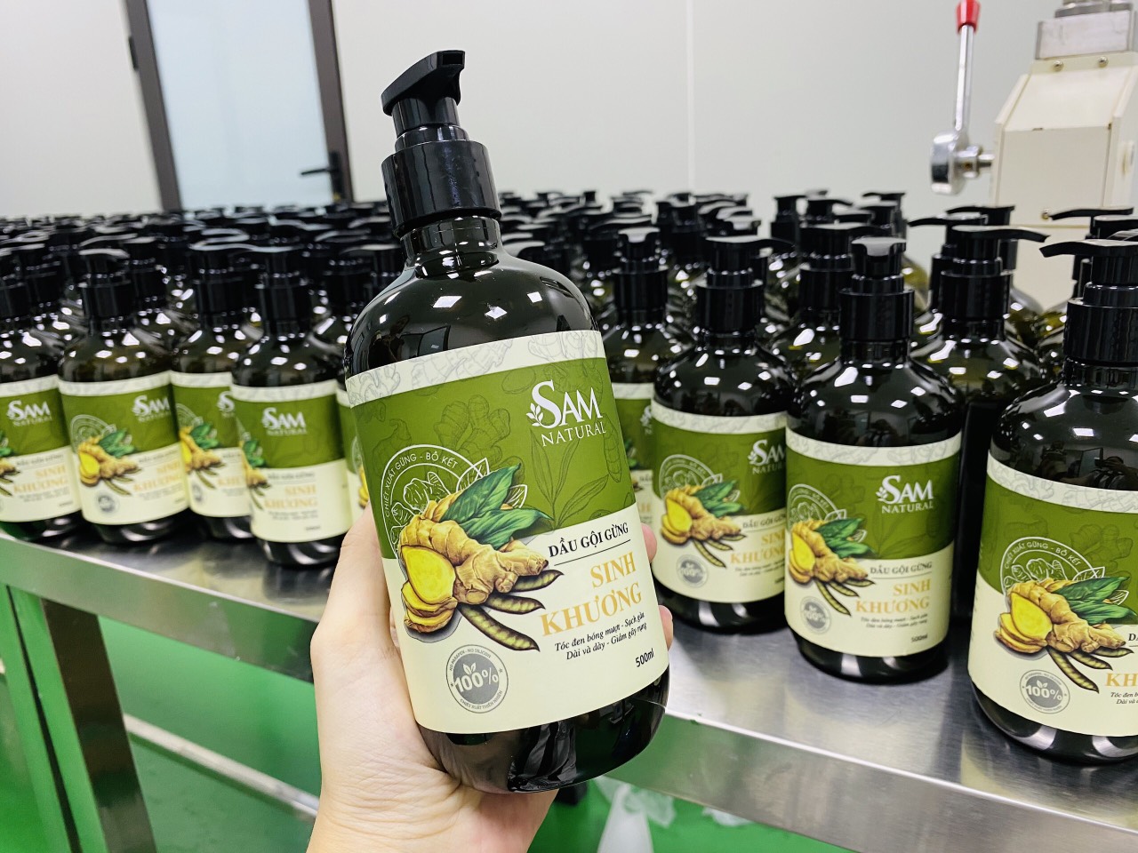 Dầu gội Sinh Khương 500ml Samnatural