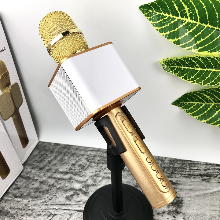 Micro Karaoke Bluetooth Không Dây Kiêm Loa GUTEK SD08 Đa Năng, Âm Thanh Cực Hay, Bass Ấm, Micro Bắt Giọng Cực Tốt Hỗ Trợ Kết Nối Usb, Thẻ Nhớ, Cổng 3.5, Nhiều Màu Sắc - Hàng chính hãng