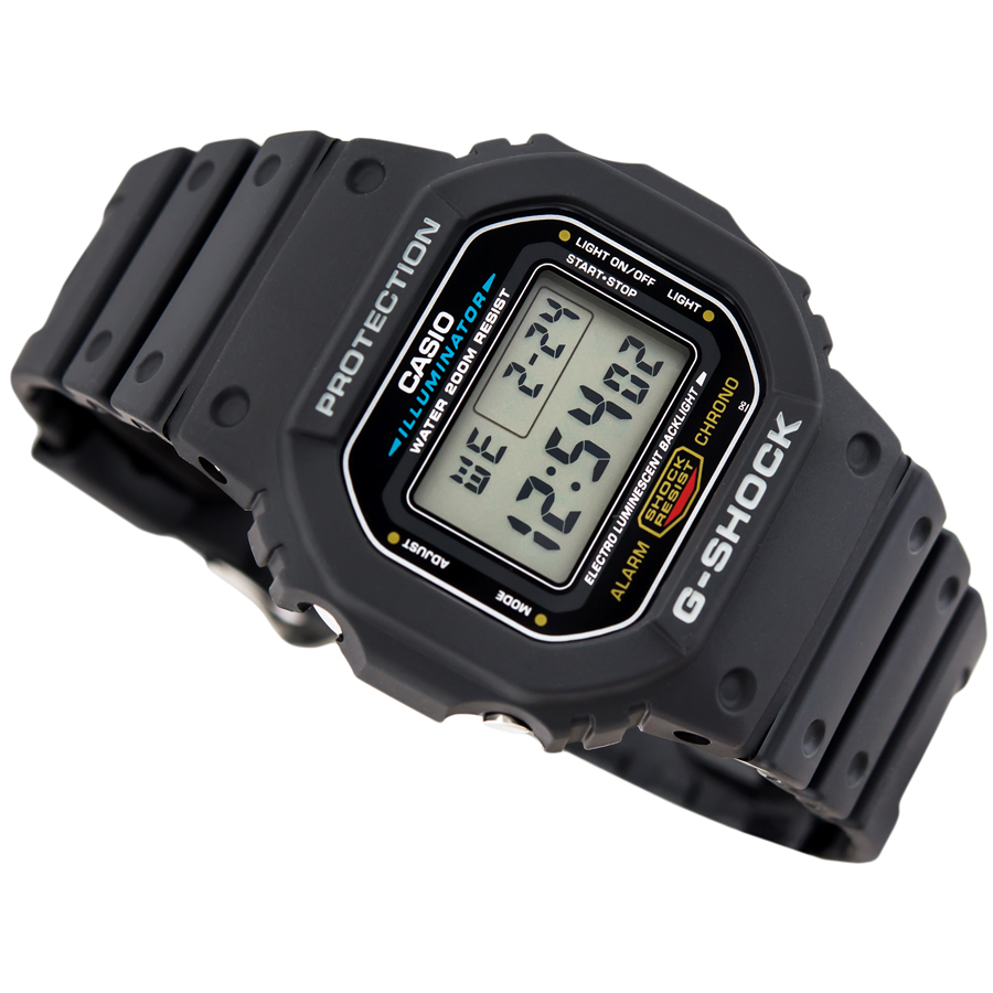 Đồng hồ nam dây nhựa Casio G-Shock chính hãng DW-5600E-1VDF