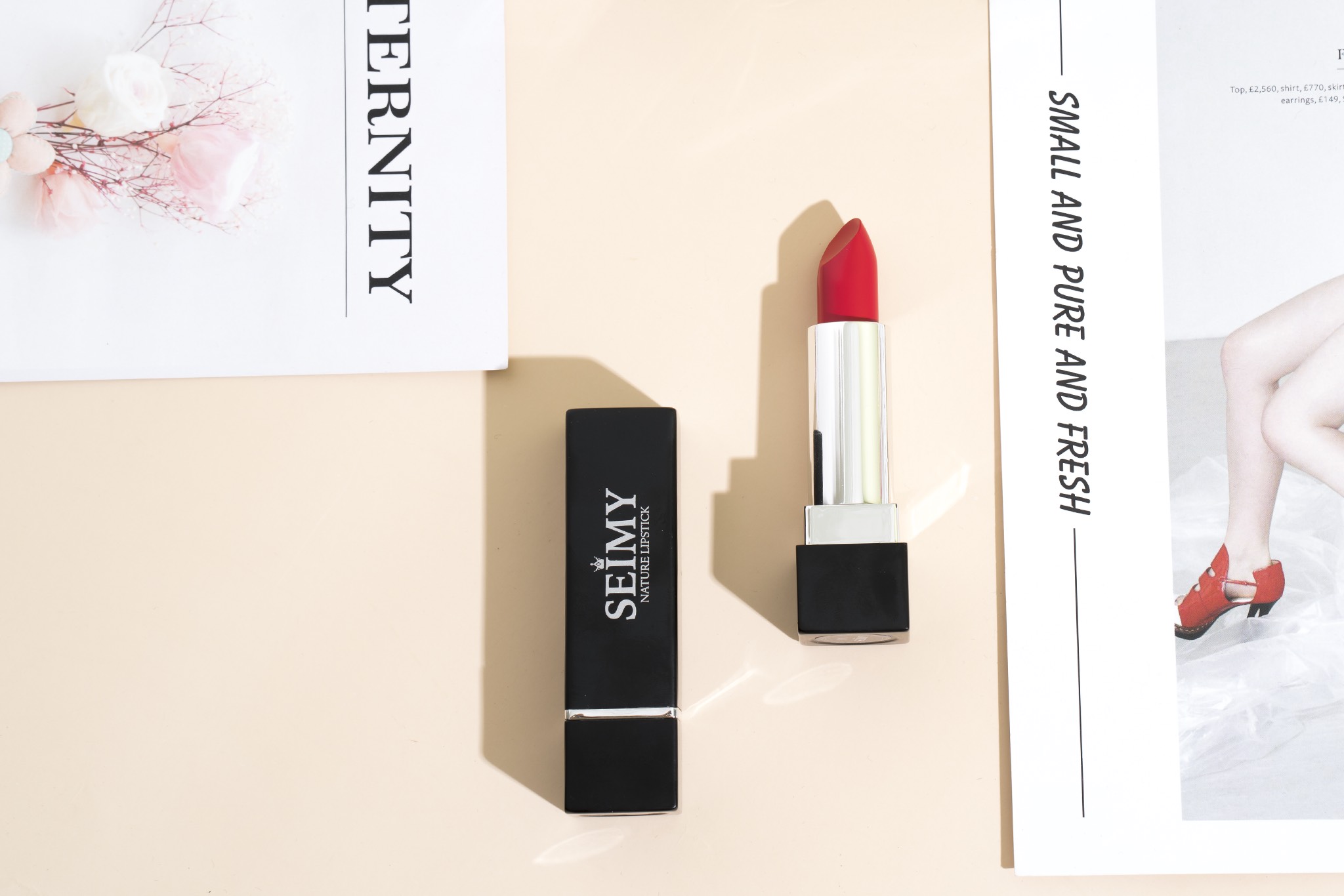 Son lì thiên nhiên không chì Seimy - Nature Lipstick sử dụng được cho bà bầu - son thỏi dưỡng môi