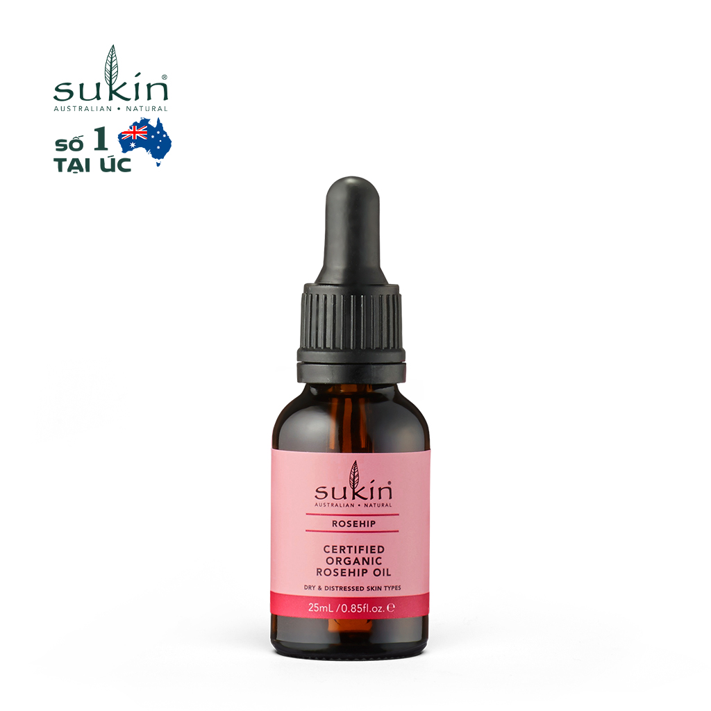 Tinh dầu tầm xuân Sukin Certified Organic Rosehip Oil 25ml