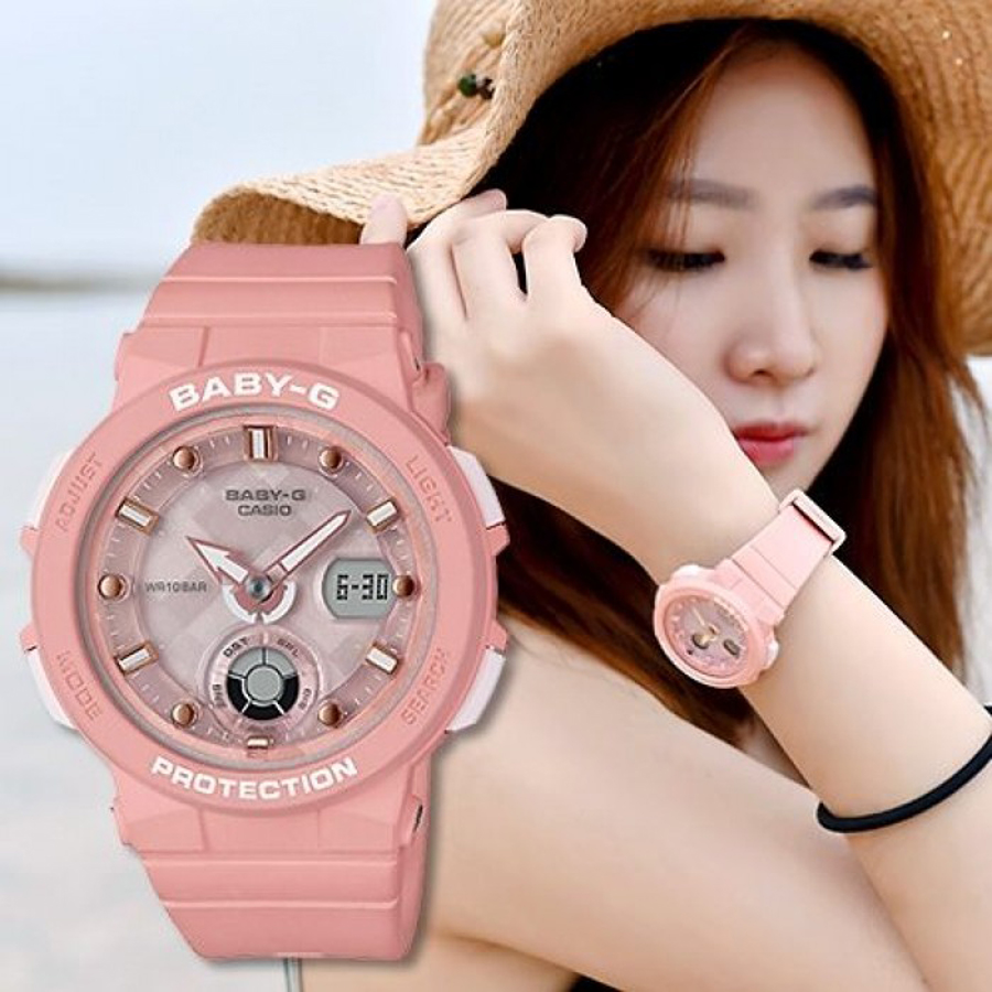 Đồng hồ nữ dây nhựa Casio Baby-G chính hãng BGA-250-4ADR