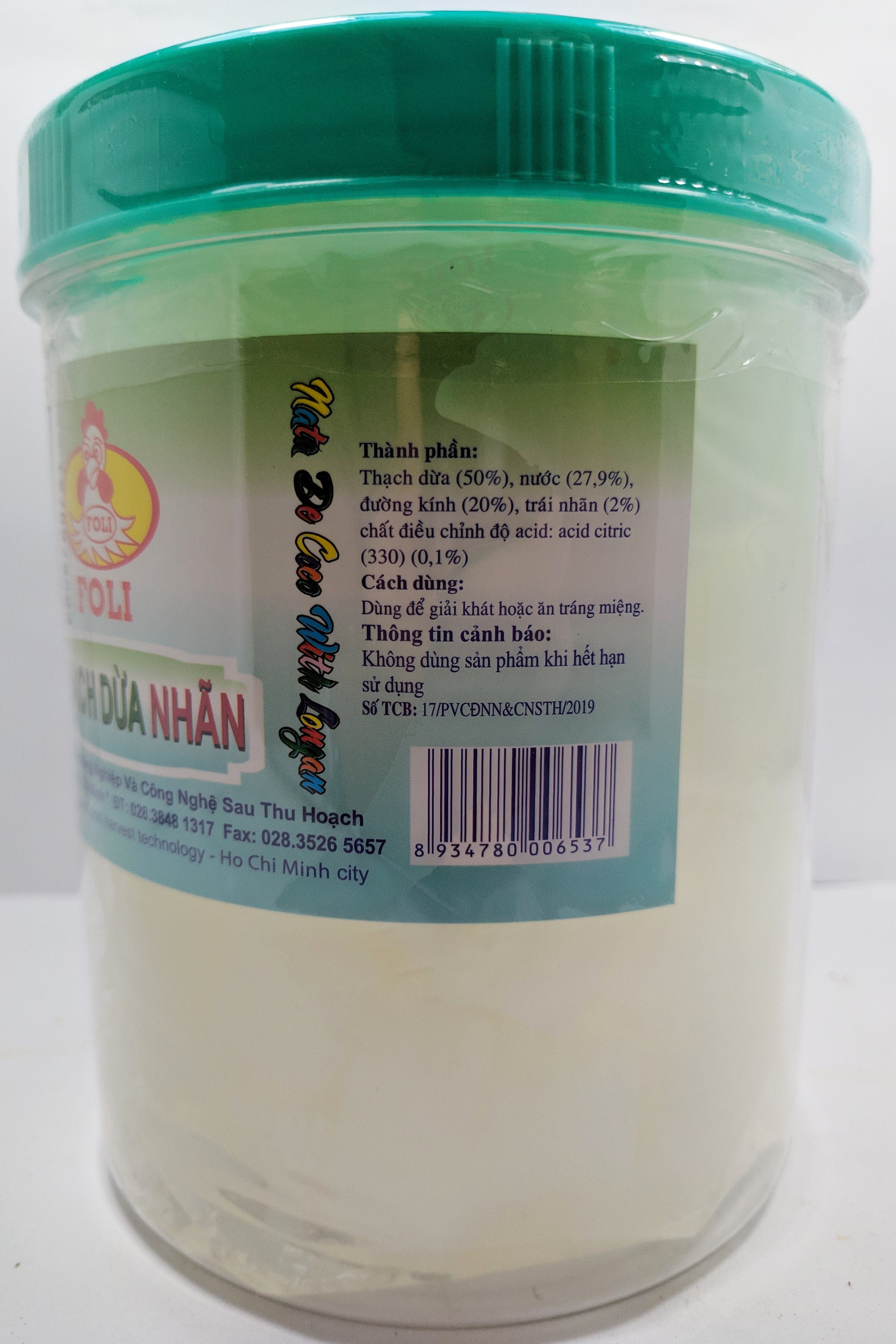 THẠCH DỪA NHÃN FOLI HŨ 1KG