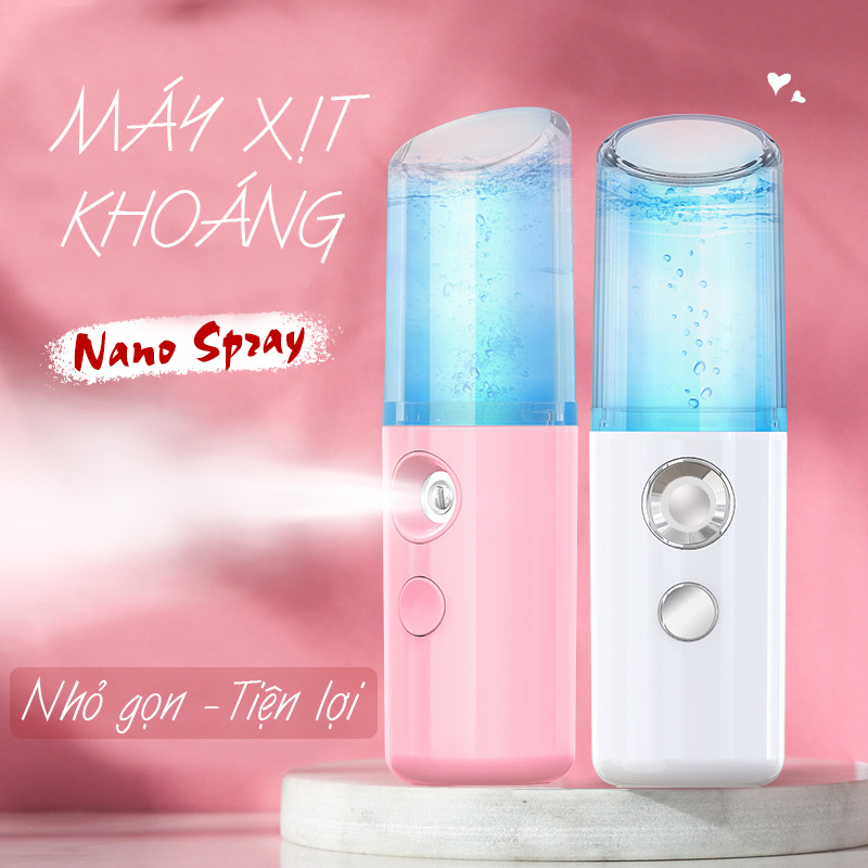 Máy Xịt Khoáng Phun Sương Nano Spray Sạc Điện Tiện Lợi Cầm Tay Mini Giao Màu Ngẫu Nhiên - MP133