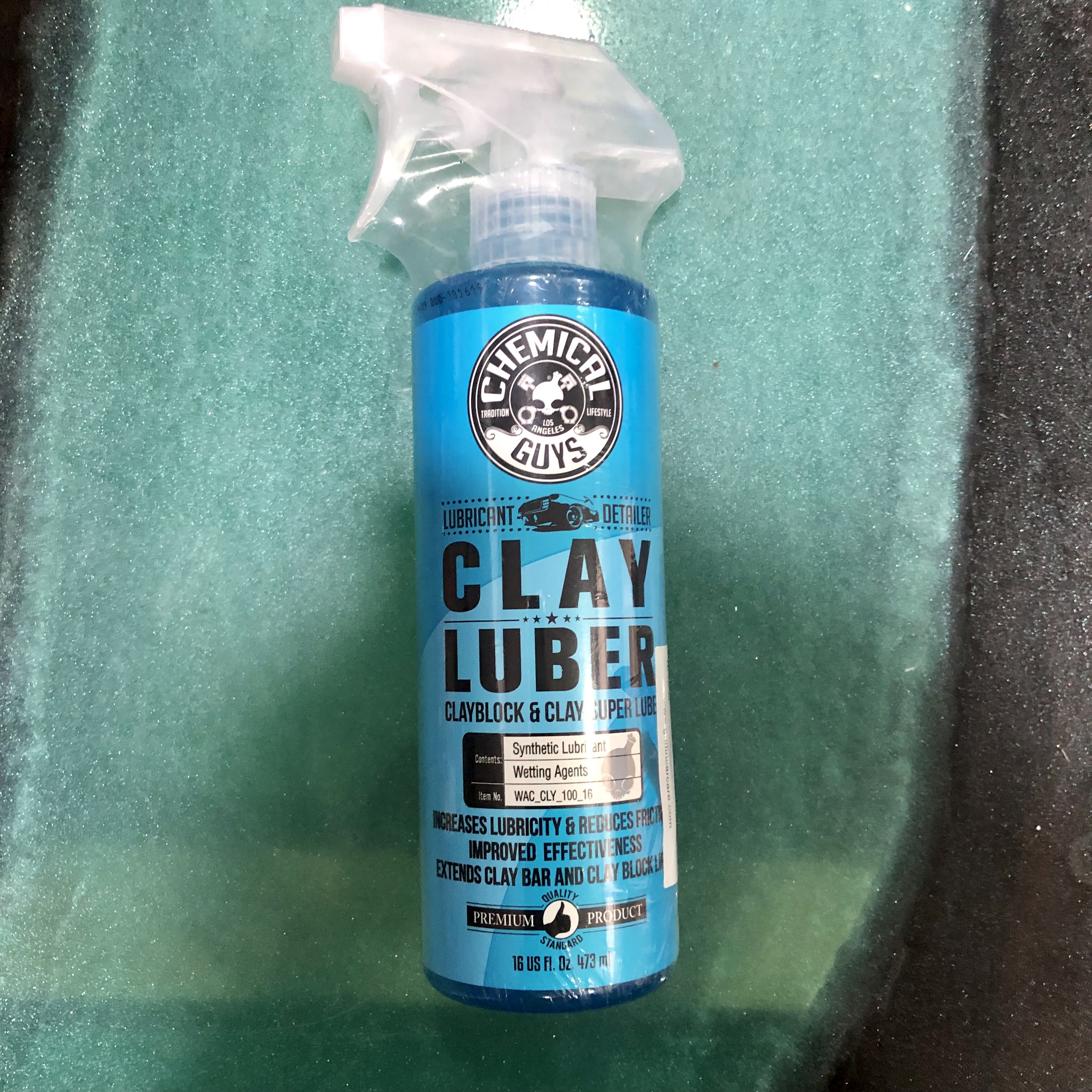CHAI XỊT GIÚP ĐẤT SÉT TẨY BỤI SƠN HIỆU QUẢ VÀ TĂNG ĐỘ BỀN HƠN CHEMICAL GUYS CLAY LUBER 16OZ 473ML