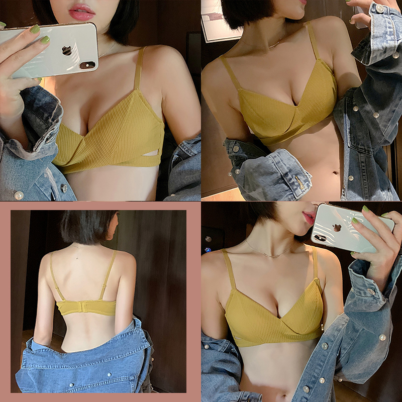Set Đồ Lót Nữ Không Gọng Đan Chéo Cao Cấp