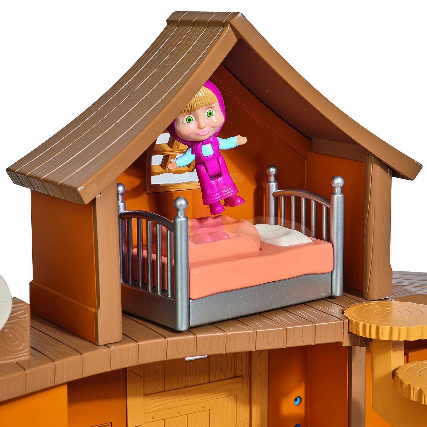 Đồ Chơi Ngôi Nhà Gấu MASHA AND THE BEAR Masha Play Set ''Big Bear House'' 109301032 - Đồ Chơi Chính Hãng