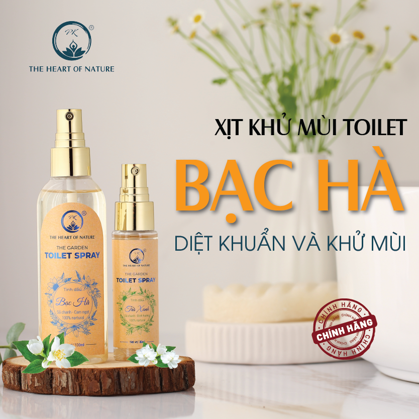 Xịt khử mùi tinh dầu PK Dung tích 30ml - Khử mùi sát khuẩn, xua đuổi muỗi