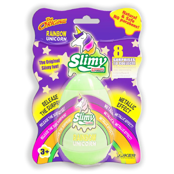 Chất Nhờn Ma Quái Slimy Slime - Vỉ Trứng Kỳ Lân Ánh Kim-Xanh Lá